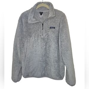 Patagonia Gray 1/4 Zip Fleece Pullover Women's Size Medium